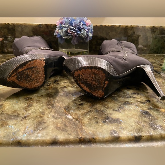 Sergio Rossi Nylon Water Resistant Boots EUC - Picture 6 of 8